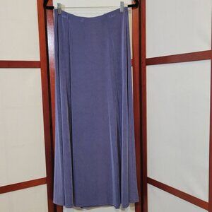 Chico's Travelers Maxi Skirt - Slate Blue - Size 2